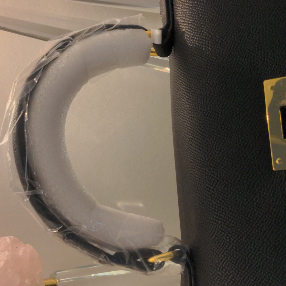 Elegant Elevated Basic Black Mini Handbag NWT - Picture 6 of 16